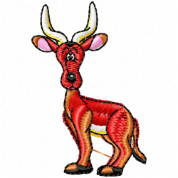 Gazelle Embroidery Design 6 Gazelle Embroidery Design 6